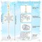 6 Pieces Snowflake Diamond Art Kits Double Sided Diamond Art Suncatchers Wind Chimes Hanging Accessories for DIY Crafts Home Windows Decoration